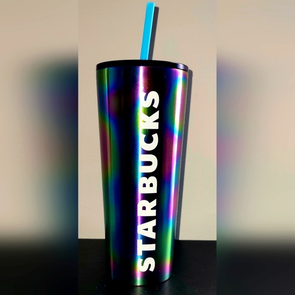 Starbucks Other - NWT Starbucks Stainless Steel Cold Cup VENTI Limited 2023 Rainbow Oil Sl…